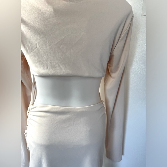 Zara NWT hooded dress open back long sleeve size small - Picture 10 of 12